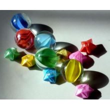 Precio barato de bolas de mármol de vidrio para niños jugando